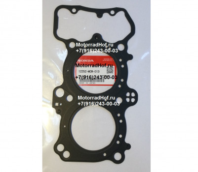 Прокладка ГБЦ Honda VFR800 оригинал, зад. (арт. 12252MCW013), аналог 12252MCW003, 12252-MCW-003, Gasket, Rr. Cylinder Head, Honda