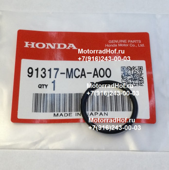 Уплотнительное кольцо (23Х2,4) Honda GL1800C GOLD WING оригинал (арт. 91317MCAA00), O-RING, 23X2.4, Honda