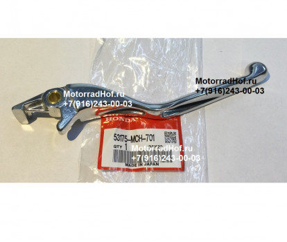 Рычаг тормоза Honda GL1800C GOLD WING оригинал (арт. 53175MCH701), аналог 53175-MCH-700, 53175MCH700, Lever Comp., R. Handle, Honda