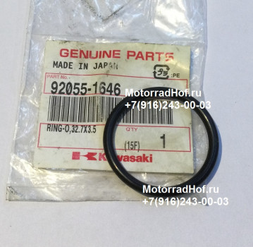 Уплотнительное кольцо Kawasaki VN1600 CLASSIC TOURER оригинал (арт. 92055-1646), аналог 920551646, 920551556, 92055-1556, RING-O,32.7X3.5, Kawasaki