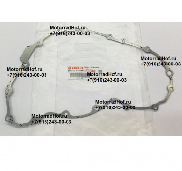 Прокладка крышки сцепления Yamaha XV1700PC ROADSTART WARRIOR MIDNIGHT оригинал (арт. 5VN-15451-00-00), аналог 5VN154510000, 4WM-15451-00-00, 5PX-15451-00-00, 4WM154510000, 5PX154510000, Gasket, Crankcase Cover 1, Yamaha