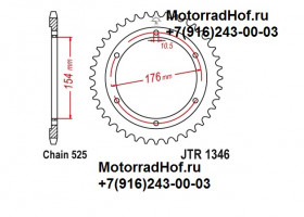 Ведомая звезда JT (44T) оригинал (арт. R134644), аналог JTR1346.44, JTR1346-44, JTR 1346, 41201-MKJ-D01, 41201-MKJ-D00, 41201MKJD01, 41201MKJD00 Ведомая звезда JT (44T) оригинал (арт. R134644), аналог JTR1346.44, JTR1346-44, JTR 1346, 41201-MKJ-D01, 41201-MKJ-D00, 41201MKJD01, 41201MKJD00