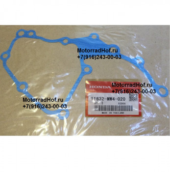 Прокладка Honda VFR800A оригинал (арт. 11632MW4020), аналог 11632MW4000, 11632MW4010, 11632-MW4-000, 11632-MW4-010, Gasket,Change Cov, Honda