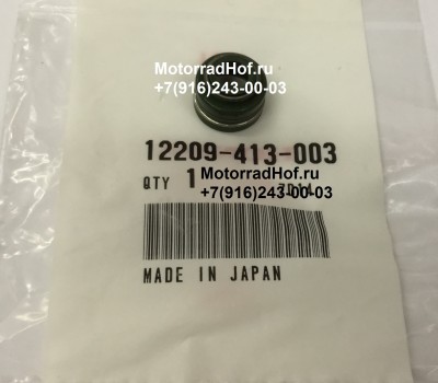 Масло съёмный колпачок Honda VTX1800C оригинал (арт. 12209413003), аналог 12209-MAW-630, 12209MAW630, SEAL, VALVE STEM(ARAI), Honda
