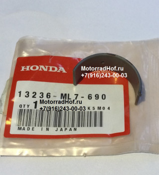Вкладыш шатунный Honda VFR800A Bearing C, Rr. Connecting Rod (Brown/brown) оригинал (арт. 13236ML7690)