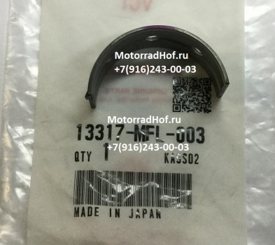 Вкладыш коренной BEARING E, CRANKSHAFT(PINK) Honda CBR1000RA оригинал (арт. 13317MFL003), аналог 13317-MFL-000, 13317MFL000