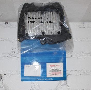 Воздушный фильтр Suzuki VLR1800R (C1800) INTRUDER C109R оригинал (арт. 13780-22H00), аналог 13780-22H00-000, 1378022H00000, 1378022H00, Filter assy,air, Suzuki