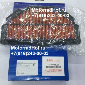Воздушный фильтр Suzuki GSX-S750A оригинал (арт. 13780-44G01), аналог 13780-44G01-000, 1378044G01000, 13780-44G00-000, 1378044G00000, .FILTER ASSY, Suzuki