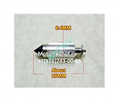Запорная игла поплавковой камеры Honda CBR1100XX неоригинал (арт. 16155MN9004He), аналог 16155-MAK-F00, 16155MAKF00