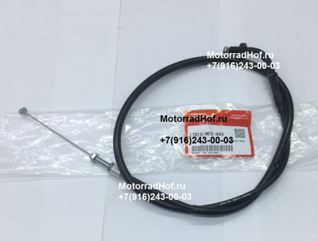 Трос газа прямой Honda VT750C2B black edition оригинал (арт. 17910MFEA40), CABLE COMP. A, THROTTLE, Honda