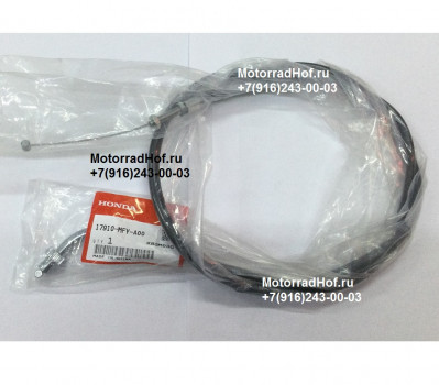 Трос газа прямой Honda VT1300 STATELINE оригинал (арт. 17910MFYA00), Cable Comp. A, Throttle, Honda