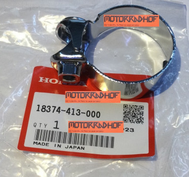 Хомут глушителя Honda CB1000RA оригинал (арт. 18374413000), Band, L. Fr. Muffler, Honda