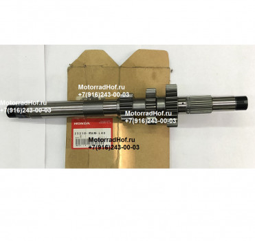 Первичный вал (24T/18T/15T) Honda GL1500C Gold Wing оригинал (арт. 23210MAML40), аналог 23210-MZ0-000, 23210-MZ0-J10, 23210MZ0000, 23210MZ0J10, SHAFT COMP., MAIN (24T/18T/15T), Honda