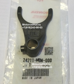 Вилка переключения передач Honda CBR600F4 оригинал (арт. 24211MBW000), Fork, Gearshift, Honda
