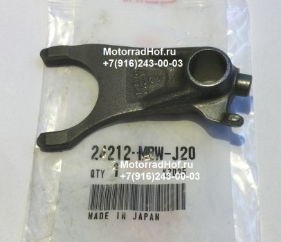 Вилка переключения передач CENTER GEARSHIFT Honda CBR600F4i оригинал (арт. 24212MBWJ20), аналог 24212-MBW-000, 24212MBW000, Fork, Center Gearshift, Honda