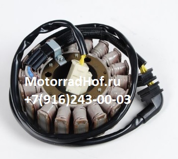 Генератор (статор) Honda CBR1100XX оригинал (арт. 31120MATE01), аналог 31120-MAT-E00, 31120-MCC-600, 31120-MCC-601, 31120MATE00, 31120MCC600, 31120MCC601, STATOR COMP., Honda