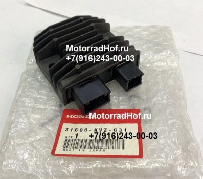 Реле регулятор Honda CBR1000RR оригинал (арт. 31600KVZ631), аналог 31600-KVZ-630, 31600-MFL-003, 31600KVZ630, 31600MFL003, RECTIFIER COMP., REGULATOR, Honda