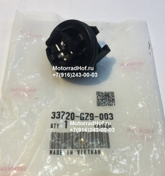 Патрон лампы Honda VFR1200FDA оригинал (арт. 33720GZ9003), аналог 33711GZ5000, 33720GZ5003, 33711-GZ5-000, 33720-GZ5-003, SOCKET, Honda