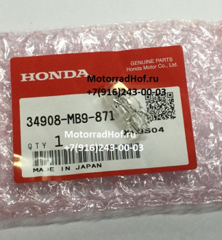 Лампа (T10) (12V 1.7W) Honda XR650L оригинал (арт. 34908MB9871), аналог 34908-KCS-920, 34908-MZ0-760, 34909-GW3-980, 34908KCS920, 34908MZ0760, 34909GW3980