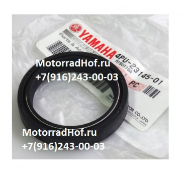 Сальник пера вилки (43x55x9,5/10) Yamaha оригинал (арт. 4PU-23145-01-00), аналог 4DA23145L000, 4PU231450000, 4DA-23145-L0-00, 4PU-23145-00-00, 4PU231450100