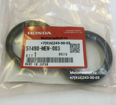 Сальник + пыльник вилки Honda CRF450R оригинал оригинал, комплект на одно перо (47x58x10 / 47x58,5x10) (арт. 51490MEN003)