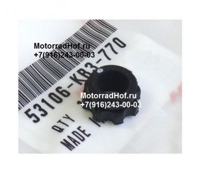 Фиксатор внутреннего груза руля Honda CB600FA оригинал (арт. 53106KR3770), аналог 53106KR37702, 53106-KR3-7702, Rubber A, Handle Weight, Honda