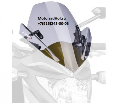 Ветровое стекло Дымчатое Puig NAKED NG SPORT для мотоцикла Honda CB1000R11-17 оригинал (арт. 5645H), аналог 33-5645H