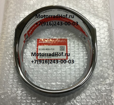 Ободок фары Honda VTX1800F БЕЗ УПАКОВКИ оригинал (арт. 61305MCHF10_БЕЗ УПАКОВКИ), Rim Assy,Head Lig, Honda