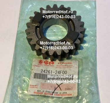 Шестерня КПП Suzuki GSX1300R HAYABUSA оригинал (арт. 24261-24F00), аналог 24261-24F00-000, 2426124F00000, Gear, 6TH Drive (NT:23), Suzuki
