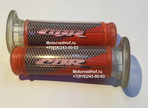 Грипсы Honda CBR600RR красные (арт. ПМ00001283) Грипсы Honda CBR600RR красные (арт. ПМ00001283)