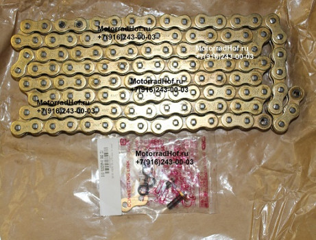Звено цепи DID 520 ZVMXGG GOLD&amp;GOLD "ЗОЛОТАЯ-ЗОЛОТАЯ" УСИЛЕННАЯ оригинал (арт. D520ZVMXGGRLL), аналог DID520ZVMXGGRLL