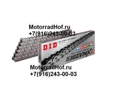 Цепь DID D530ZVM2114 УСИЛЕННАЯ оригинал (арт. D530ZVMX2114), аналог DID530ZVMX2114, 530ZVMX2-114, 530ZVMX2114, DID50ZVMX2-114, D530ZVMX114, DID530ZVMX-114, DID50ZVMX-114