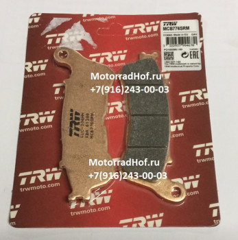 Lucas TRW колодки передние Honda FORZA MF10 (арт. MCB776SRM), аналог 06455-KVZ-631, 06455KVZ631