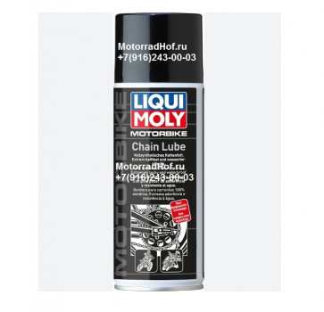 21714 Liqui Moly Смазка для цепи мотоцикла Motorbike Chain Lube бесцветная (0,4 л) оригинал (арт. 21714)
