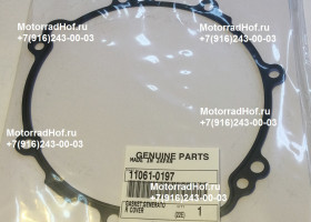 Прокладка крышки генератора Kawasaki ZZR1400 ABS оригинал (арт. 11061-0197), аналог 110610197, Gasket,Generator Cover, Kawasaki