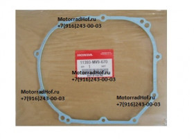 Прокладка крышки сцепления Honda CB600F HORNET оригинал (арт. 11393MV9670), аналог 11393-MAS-000, 11393MAS000, GASKET, CLUTCH COVER, Honda