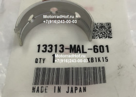 Вкладыш коренной BEARING A, CRANKSHAFT (BROWN) Honda CBF600SA оригинал (арт. 13313MAL601), аналог 13313-MAL-600, 13313MAL600 Вкладыш коренной BEARING A, CRANKSHAFT (BROWN) Honda CBF600SA оригинал (арт. 13313MAL601), аналог 13313-MAL-600, 13313MAL600