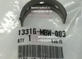 Вкладыш коренной BEARING D, CRANKSHAFT (YELLOW) Honda CBR600F оригинал (арт. 13316MBW003), аналог 13316-MBW-000, 13316MBW000