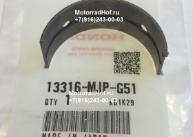 Вкладыш коренной Bearing E, Crankshaft (Yellow) Honda CRF1000D оригинал (арт. 13316MJPG51), Bearing E, Crankshaft (Yellow), Honda Вкладыш коренной Bearing E, Crankshaft (Yellow) Honda CRF1000D оригинал (арт. 13316MJPG51), Bearing E, Crankshaft (Yellow), Honda