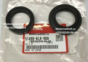 Сальник + пыльник вилки Honda NSS250A Reflex ABS оригинал (арт. 51490KL8900), аналог 51490-KEY-700, 51490KEY700  размер 33x45x8/10,5