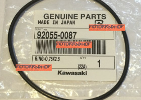 O-Ring уплотнительное кольцо 75Х2,5 Kawasaki ZZR1400 ABS оригинал (арт. 92055-0087), аналог 920550087, RING-O,75X2.5, Kawasaki