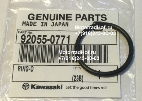 O-Ring уплотнительное кольцо помпы Kawasaki ZZR1400 ABS оригинал (арт. 92055-0771), аналог 920550771, RING-O, Kawasaki