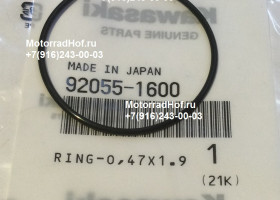 O-Ring уплотнительное кольцо (47X1.9) Kawasaki ZZR1400 ABS оригинал (арт. 92055-1600), аналог 920551600, RING-O,47X1.9, Kawasaki