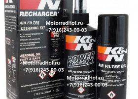 Комплект для обслуживания воздушных фильтров K&N оригинал (арт. 20-99-5000), аналог 99-5000EU, 20995000, 995000EU (масло 204 мл, очиститель 355 мл)