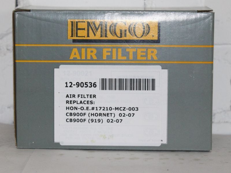 Фильтр воздушный EMGO оригинал (арт. 12-90536), аналог 17210-MCZ-003,  17210MCZ003, HFA 1916,  HFA1916, 1290536