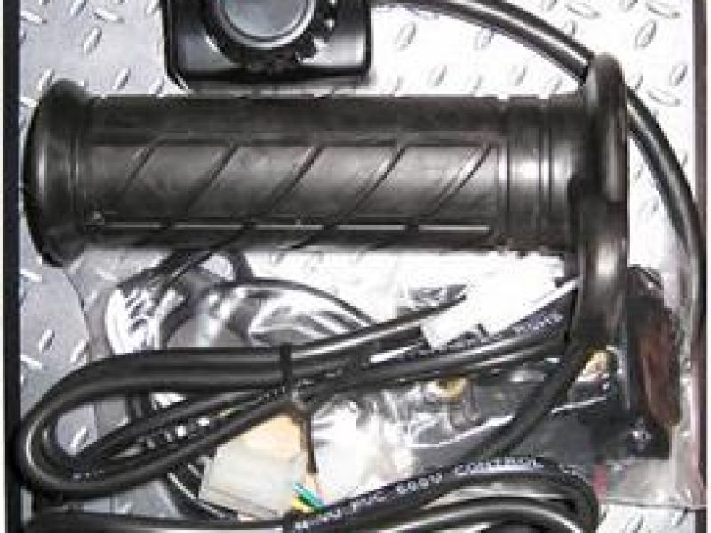 Подогрев ручек  и накладка на курок газа для ATV, квадроцикла и снегохода DICE HEATED GRIPS AND THUMB HEATER SET FOR ATV / SNOMOBILE оригинал (арт. OCT271)