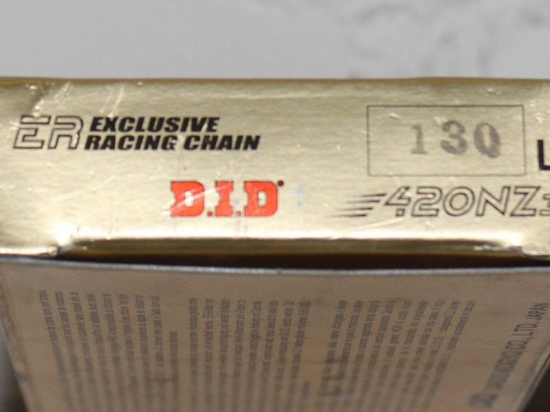 ЦЕПЬ DID D420NZ3GB - 130 GOLD&amp;BLACK "ЗОЛОТАЯ-ЧЁРНАЯ" усиленная оригинал (арт. D420NZ3GB130), аналог DID420NZ3 G&amp;B-130, DID420NZ3-130