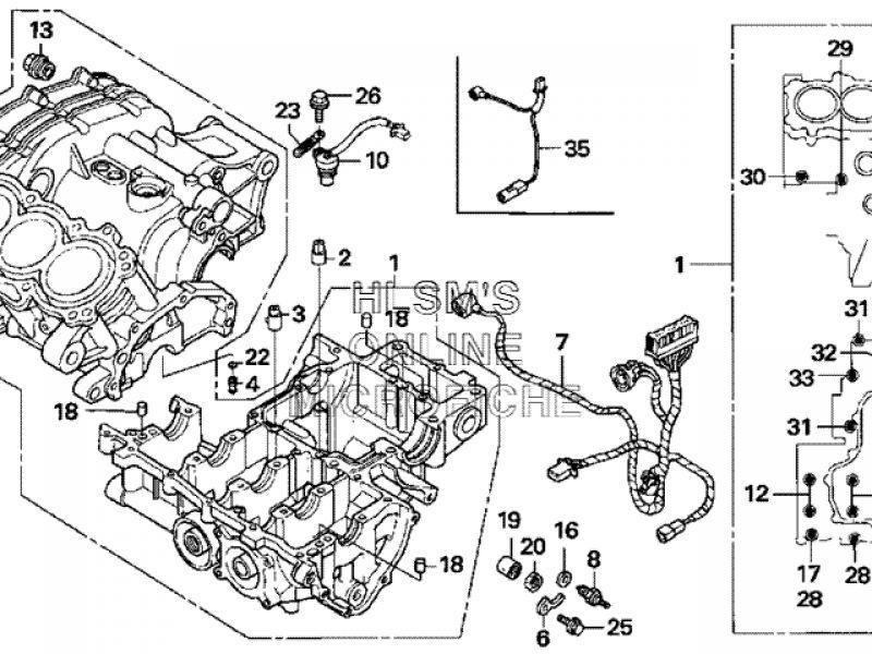 Датчик скорости Honda CBR1000RR оригинал (арт. 37700MEL000)