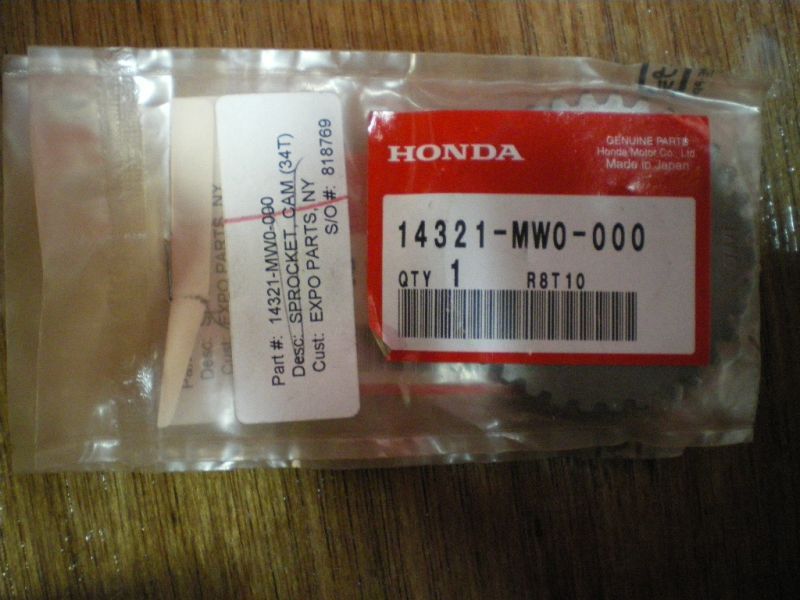 Ведомая звезда ГРМ Honda оригинал (арт. 14321MW0000)