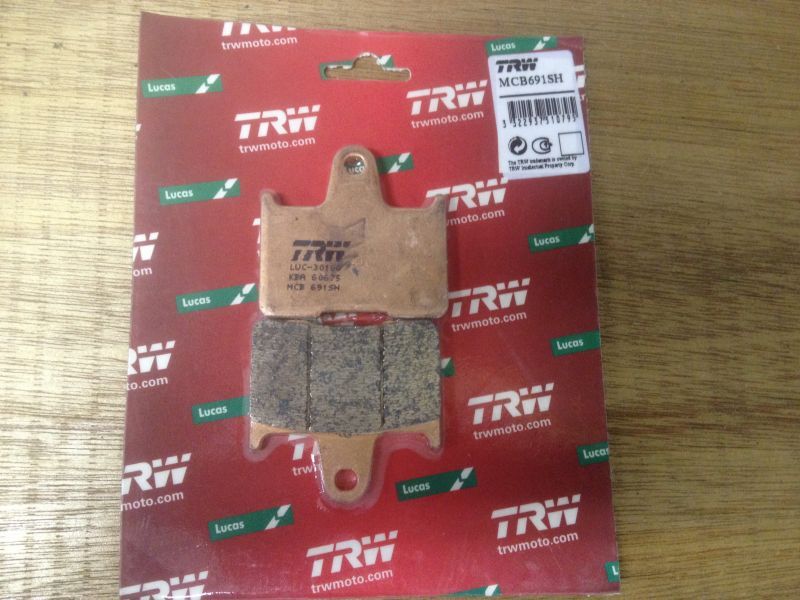 Lucas TRW задние тормозные колодки Honda X4 (арт. MCB691SH ), аналог 06435MCE006, 06435MAZ006, 06435MAZ016, 06435-MCE-006, 06435-MAZ-006, 06435-MAZ-016
